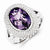 Sterling Silver Amethyst Ring