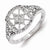 Sterling Silver Diamond Fashion Ring