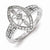 Sterling Silver Diamond Fashion Ring