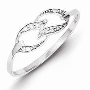 Sterling Silver Diamond Ring