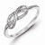 Sterling Silver Diamond Ring