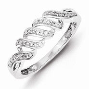 Sterling Silver Diamond Ring