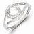 Sterling Silver Diamond Ring