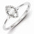 Sterling Silver Diamond Ring