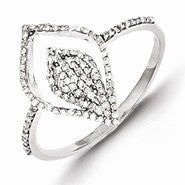 Sterling Silver Diamond Ring