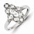 Sterling Silver Diamond Ring