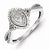 Sterling Silver Diamond Ring
