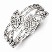 Sterling Silver Diamond Ring