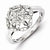 Sterling Silver Diamond Ring