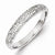 Sterling Silver Diamond Band Ring