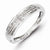 Sterling Silver Diamond Band Ring