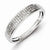 Sterling Silver Diamond Band Ring