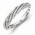 Sterling Silver Diamond Band Ring