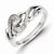 Sterling Silver Diamond Ring