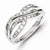 Sterling Silver & Diamond Ring