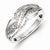 Sterling Silver Diamond Ring
