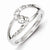 Sterling Silver & Diamond Ring