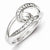 Sterling Silver & Diamond Ring