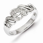 Sterling Silver Diamond Ring