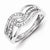 Sterling Silver Diamond Ring