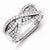 Sterling Silver Diamond Ring