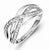 Sterling Silver Diamond Ring