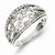 Sterling Silver Diamond Ring