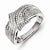Sterling Silver Diamond Ring