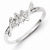 Sterling Silver Diamond Fashion Ring