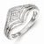 Sterling Silver Diamond Ring