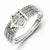 Sterling Silver Diamond Ring