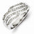 Sterling Silver Diamond Wedding Band