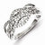 Sterling Silver Fancy Twist Diamond Ring