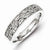 Sterling Silver & Diamond Ring