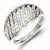 Sterling Silver Diamond Ring
