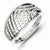 Sterling Silver Diamond Ring