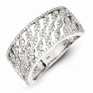 Sterling Silver Diamond Ring