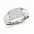 Sterling Silver w/Rhodium Plated Diamond Men's Ring