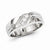 Sterling Silver w/Rhodium Plated Diamond Men's Ring