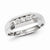 Sterling Silver w/Rhodium Plated Diamond Men's Ring