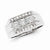 Sterling Silver w/Rhodium Plated Diamond Men's Ring