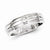 Sterling Silver Diamond Wedding Band