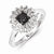 Sterling Silver Diamond Fashion Ring