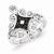 Sterling Silver Black Diamond Ring
