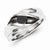Sterling Silver & Black Rhodium and Black Diamond Mens Ring