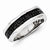 Sterling Silver Black Diamond Men's Ring