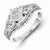 Sterling Silver Diamond Ring