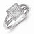 Sterling Silver Diamond Ring