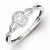 Sterling Silver Diamond Ring