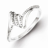 Sterling Silver Diamond Ring